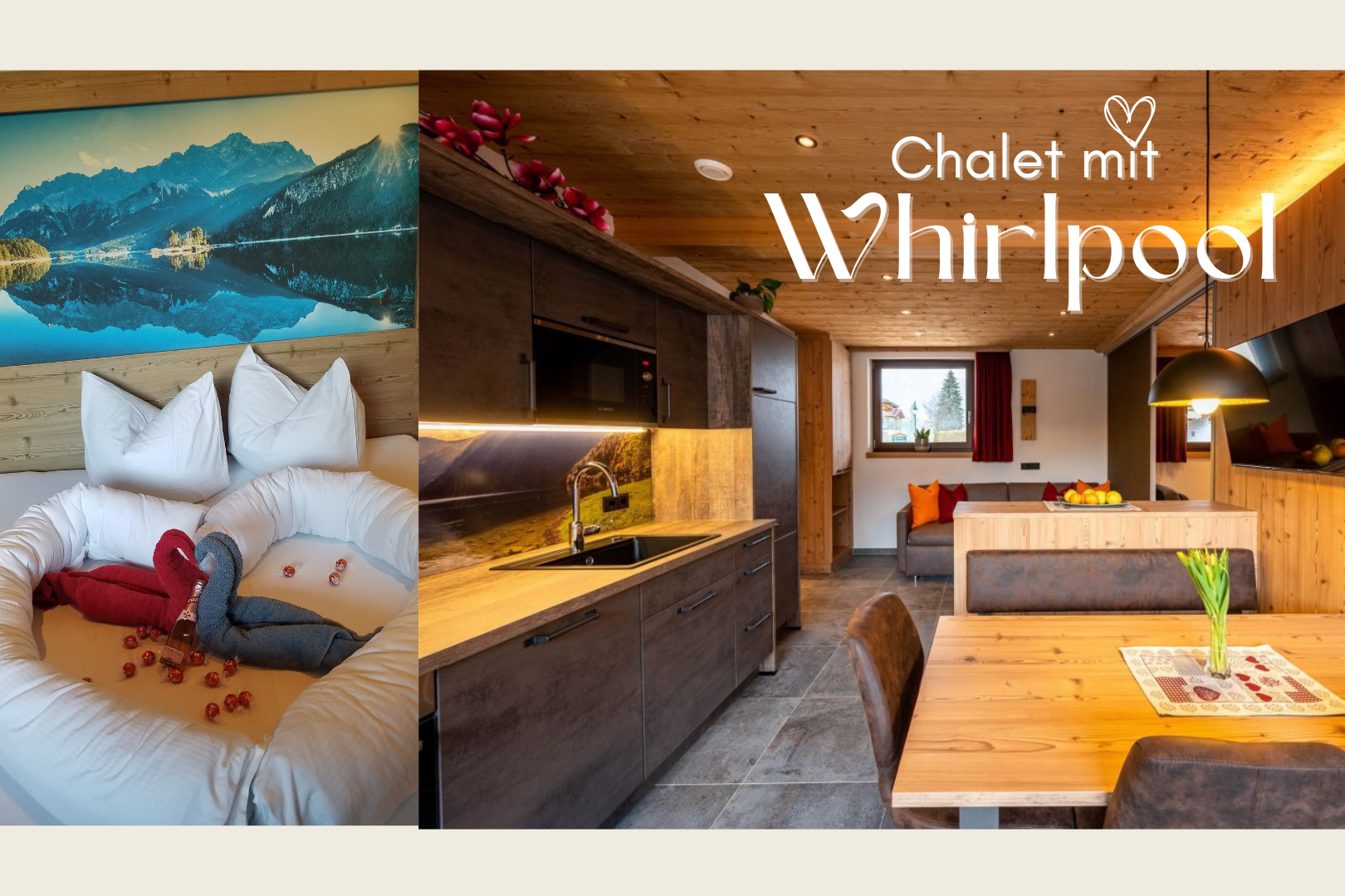 Romantik Chalet mit Whirlpool