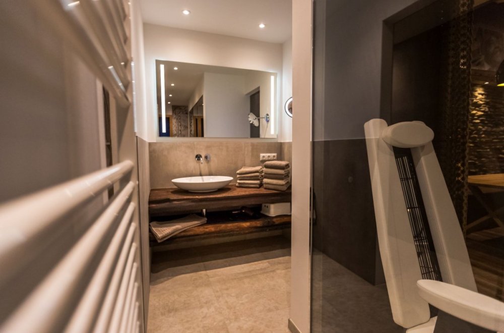 Alpendomizil an der Zugspitze Infrarotkabine