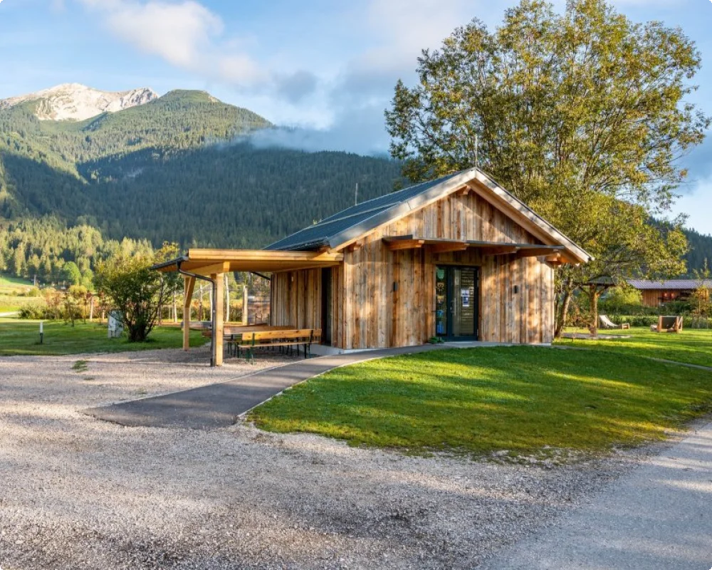 Öffentliche Toilette Golfplatz