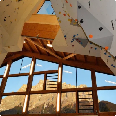 C Kletterhalle Ehrwald Innen Aussicht