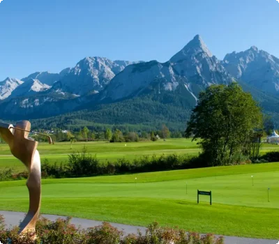 Kunstfigur Golfplatz